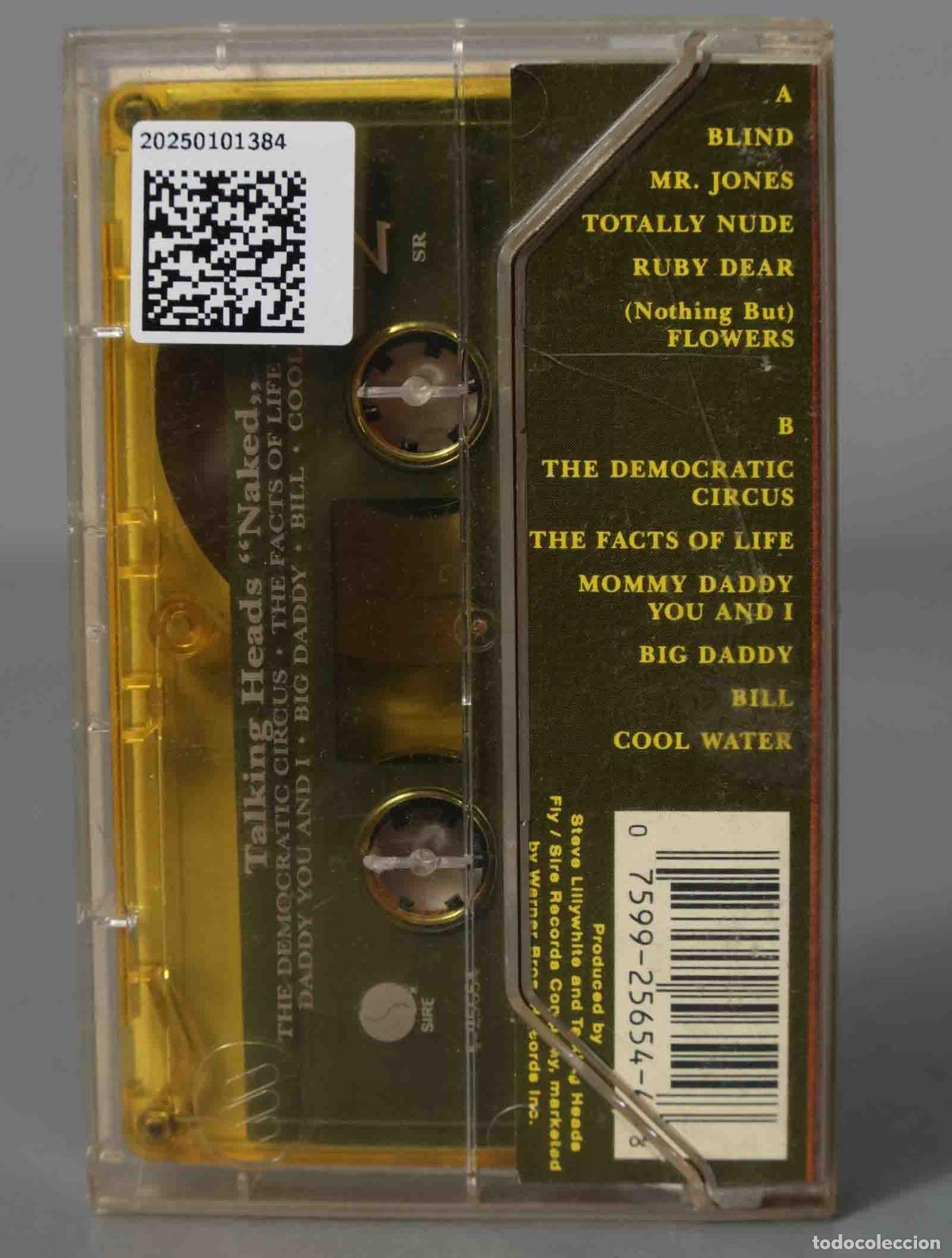 Casetes antiguos: CASSETTE. Talking Heads &ndash; Naked - Foto 2