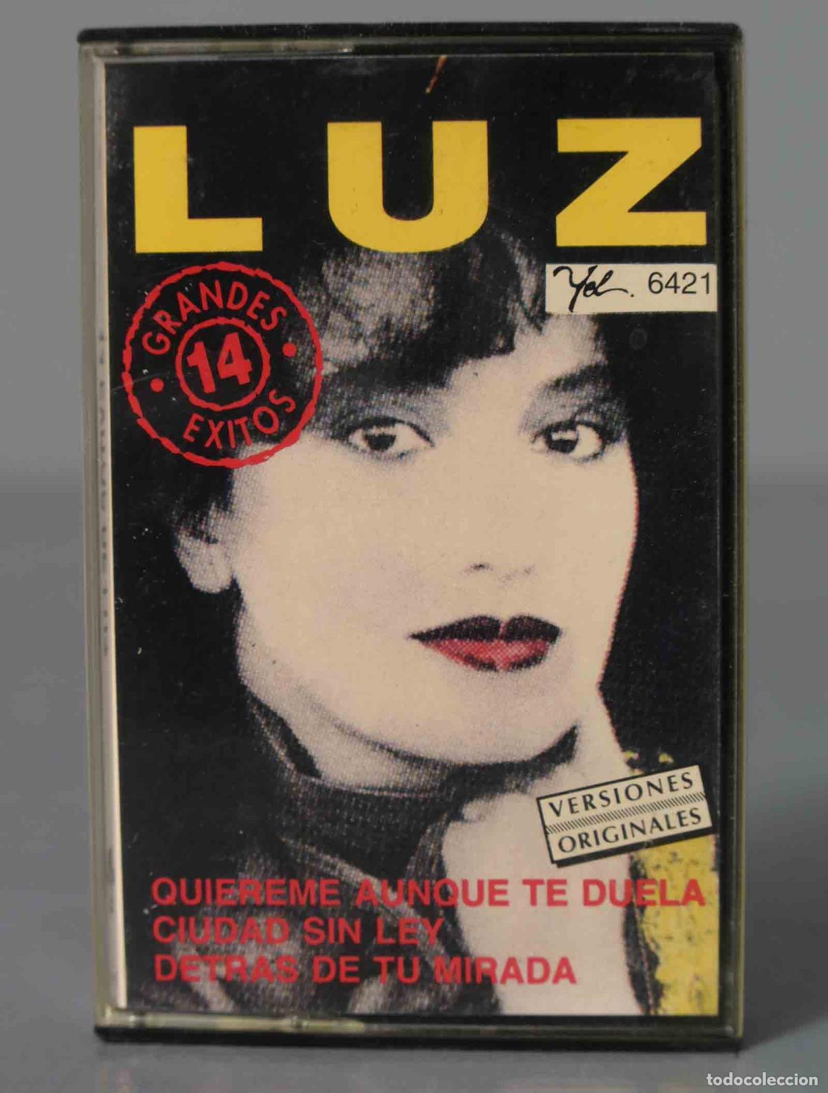 Casetes antiguos: CASSETTE. LUZ. GRANDES 14 EXITOS - Foto 1