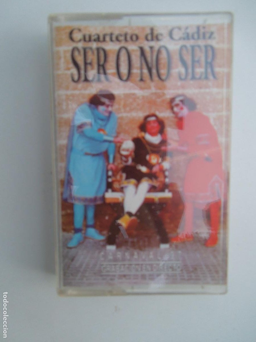 Old Cassettes: SER O NO SER - CUARTETO DE CADIZ - CARNAVAL 97 - GRABACION EN DIRECTO - CASETE