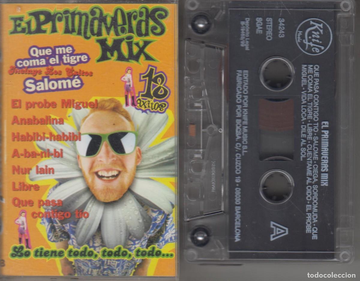 Casetes antiguos: El primaveras mix cassette 1999 18 &eacute;xitos - Foto 1