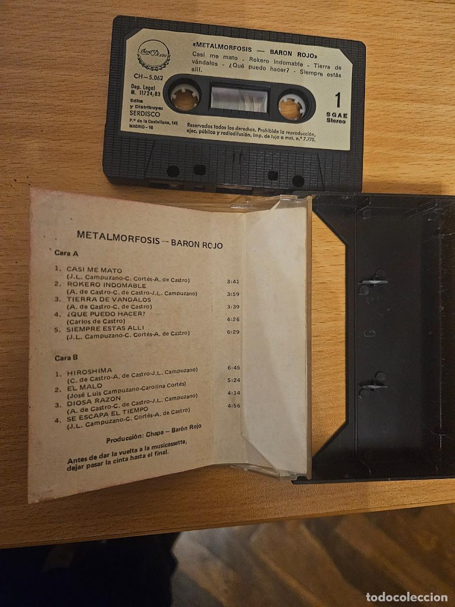 Casetes antiguos: BARON ROJO - Metalmorfosis ( 1983 ) - Foto 4