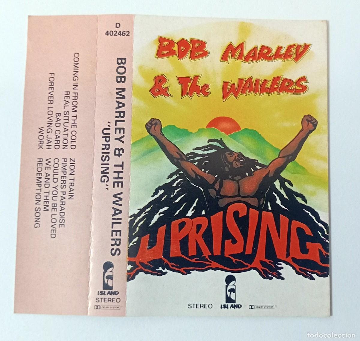 Casetes antiguos: PORTADA CASSETTE BOB MARLEY - UPRISING - Foto 1