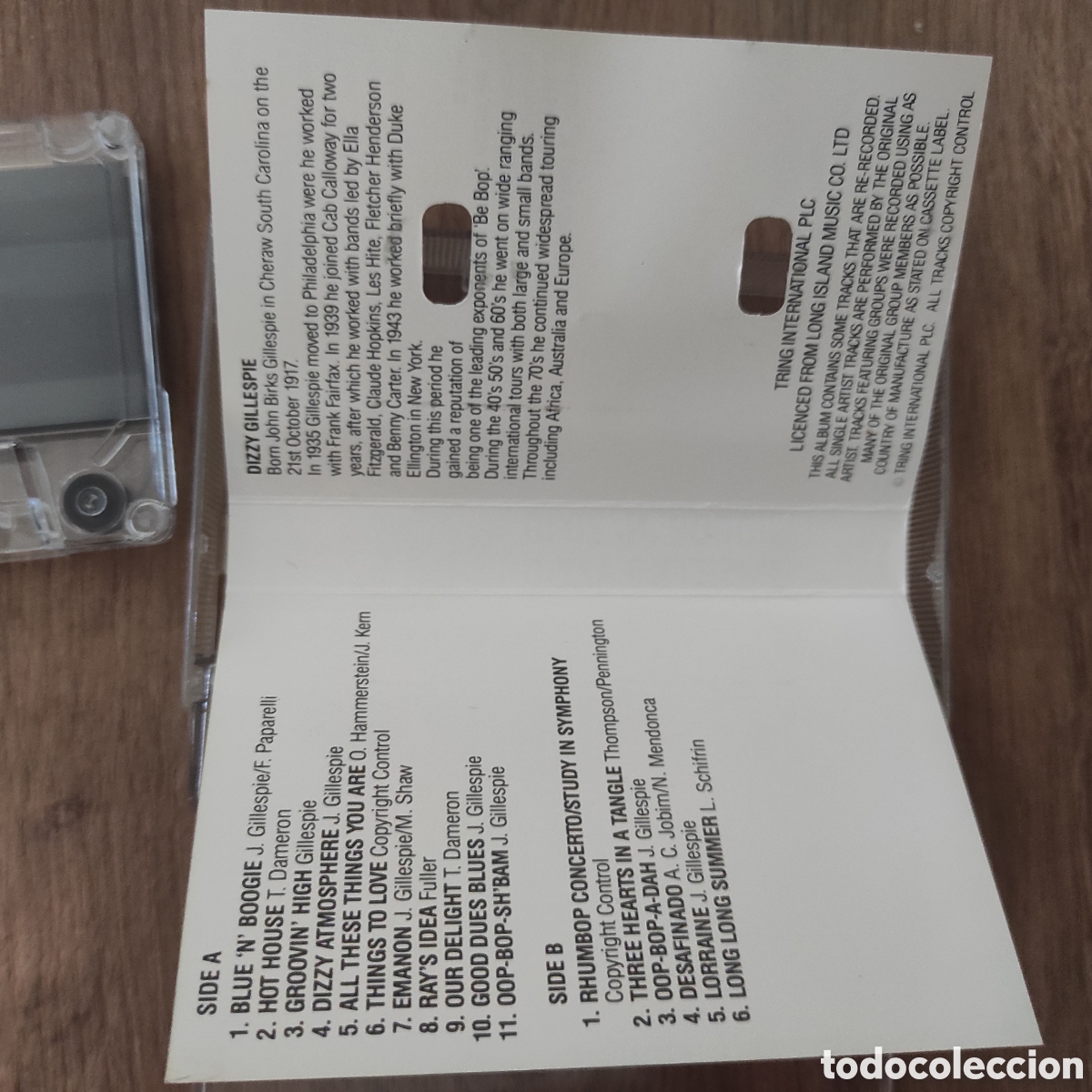 Casetes antiguos: Dizzy Gillespie - Cassette - Foto 3