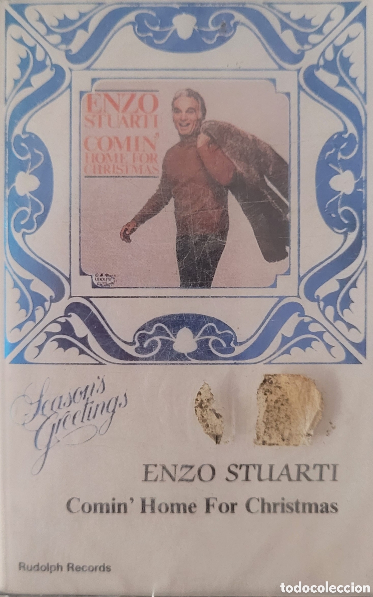 Casetes antiguos: ENZO STUARTI COMIN HOME FOR CHRISTMAS CASSETTE - Foto 1