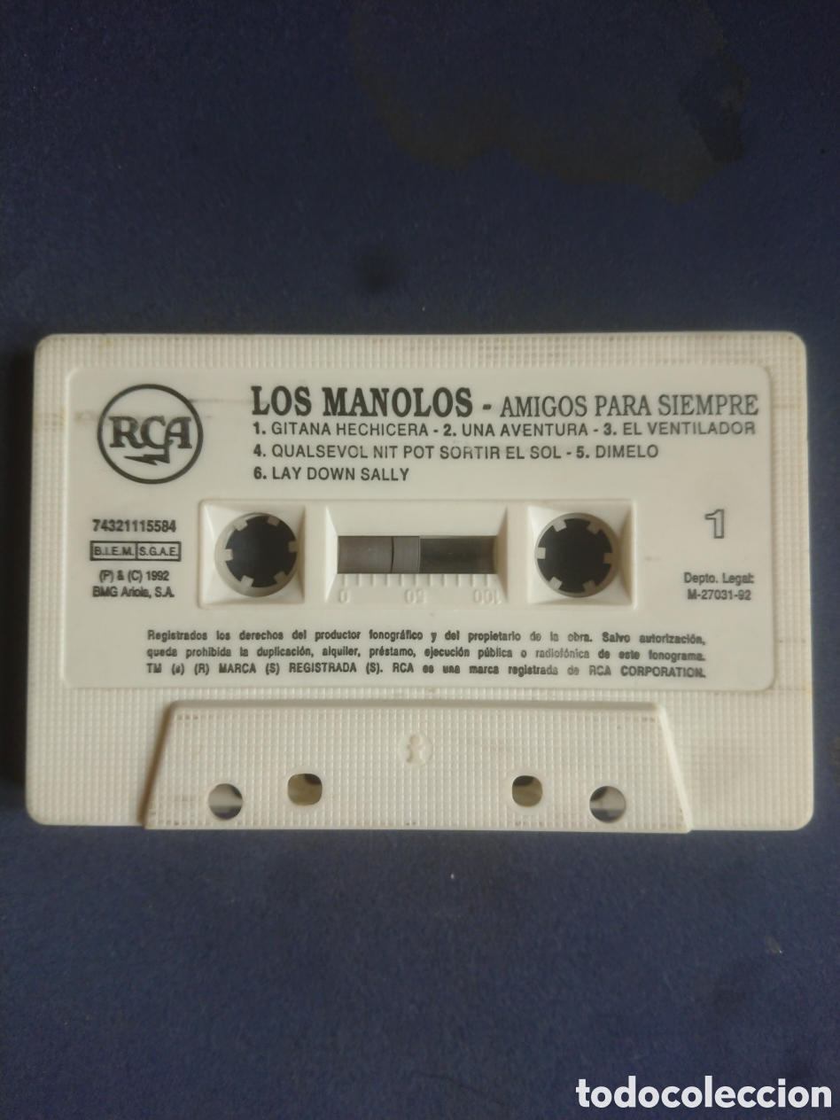 Casetes antiguos: Los Manolos - Dulce Veneno - cassette - Foto 3