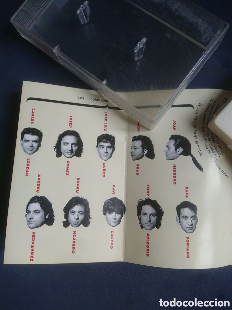 Casetes antiguos: Los Manolos - Dulce Veneno - cassette - Foto 5