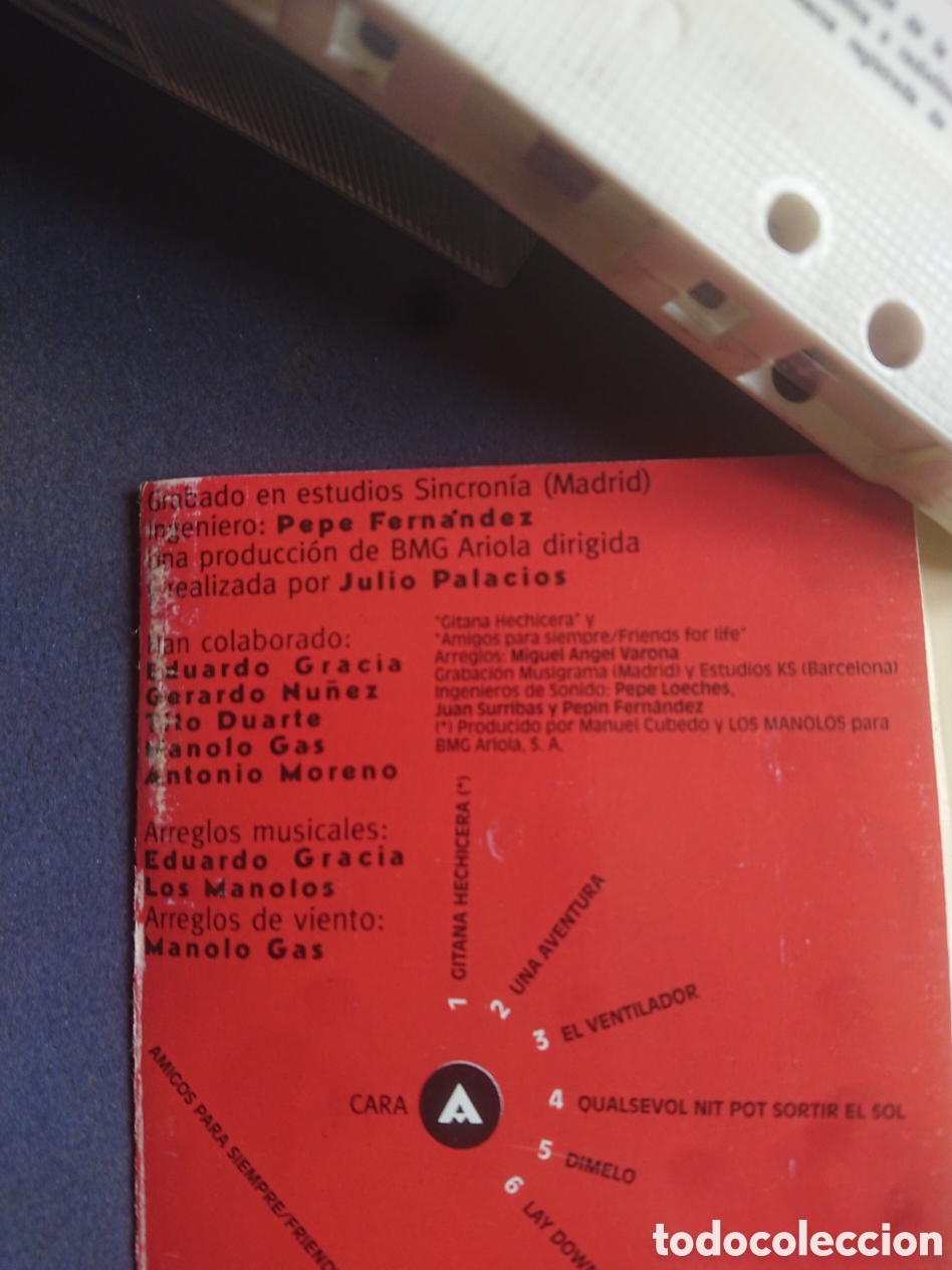 Casetes antiguos: Los Manolos - Dulce Veneno - cassette - Foto 7