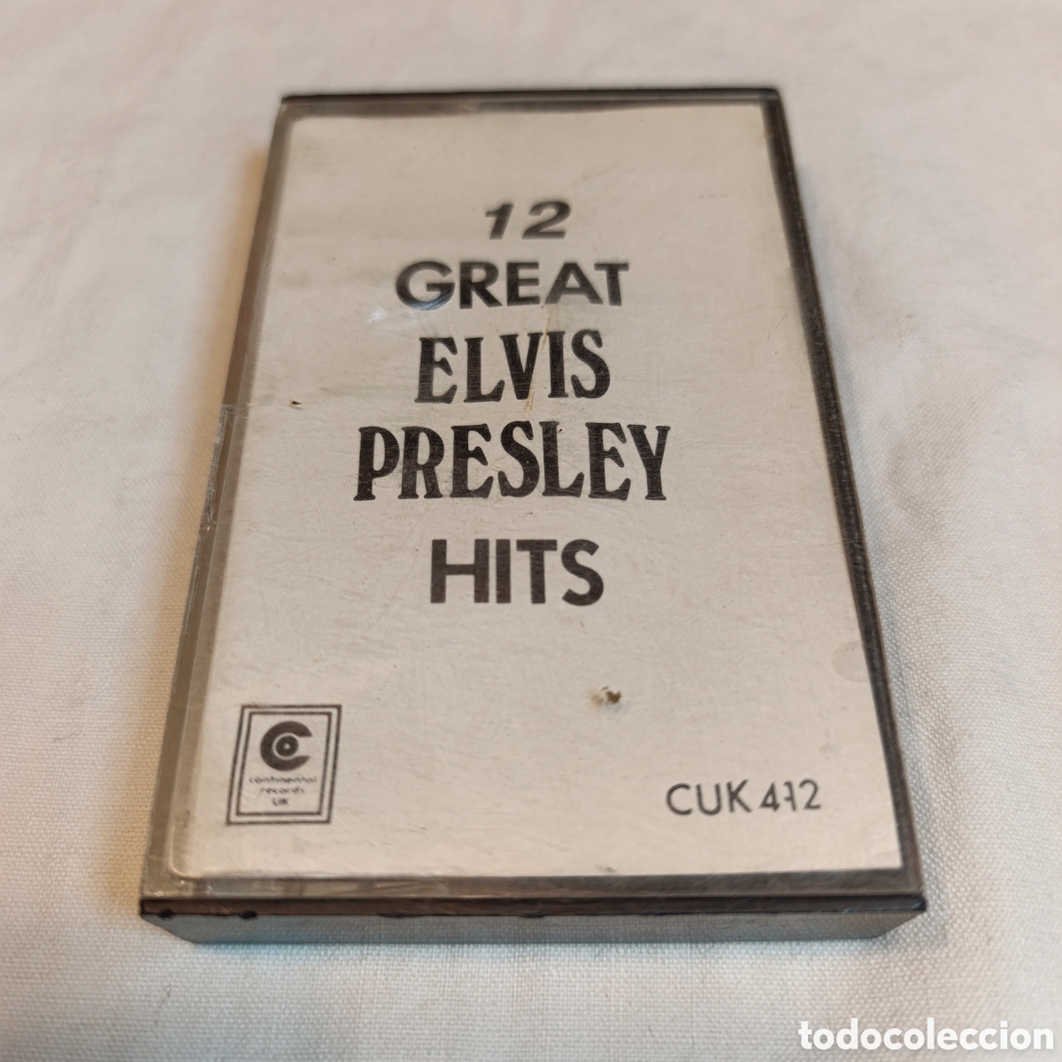 Casetes antiguos: ELVIS PRESLEY,12 GREAT,HITS