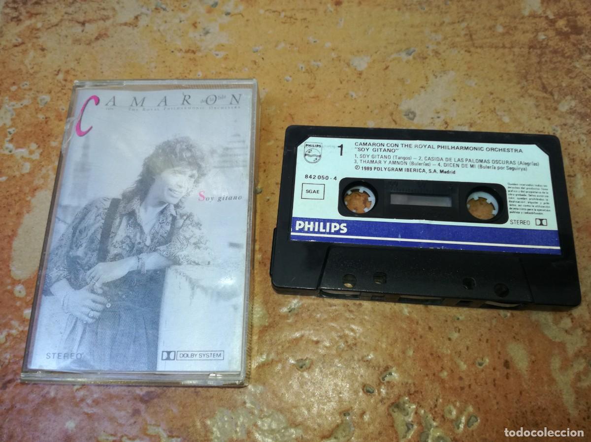 Casetes antiguos: CAMARON CON THE ROYAL PHILARMONIC ORCHESTRA-SOY GITANO - Foto 1