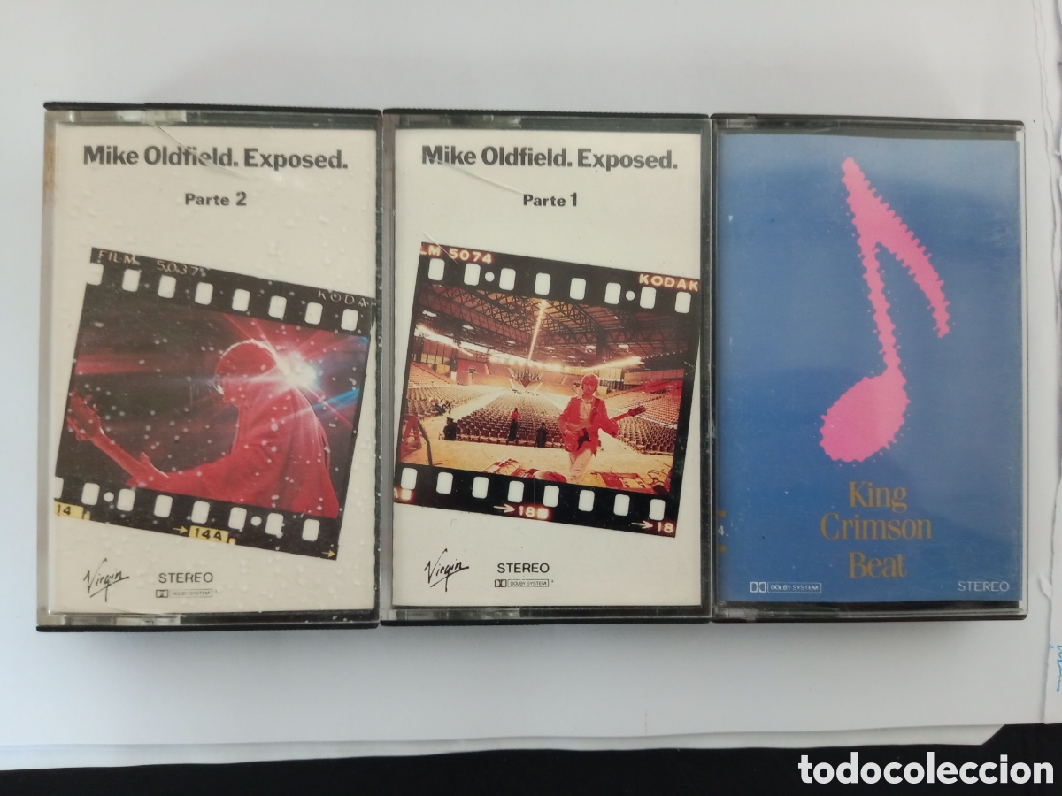 Casetes antiguos: Mike Oldfield y King Crinson - Foto 1