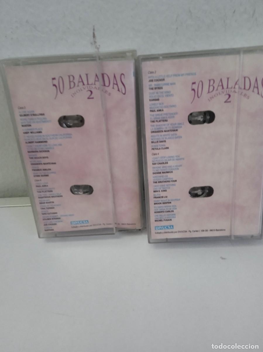 Casetes antiguos: 50 BALADAS INOLVIDABLES 2 - Foto 2
