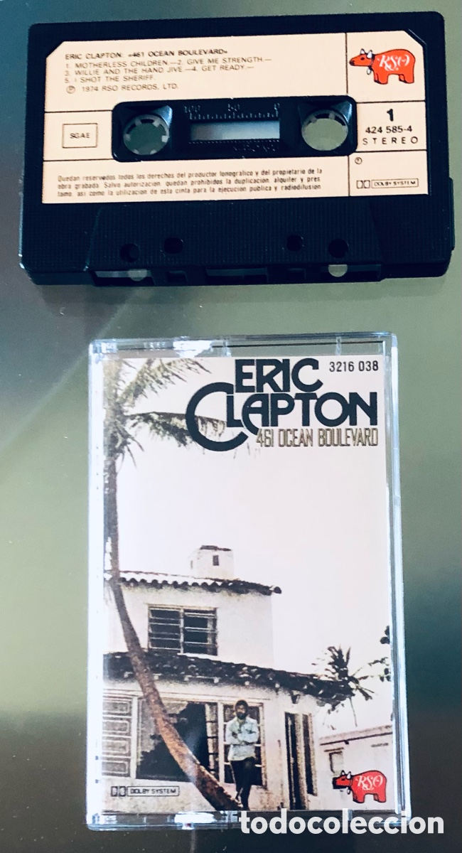 Casetes antiguos: Eric Clapton: 461 Ocean Boulevard - Foto 2