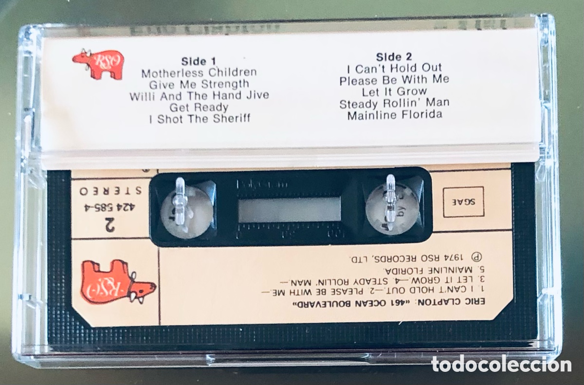 Casetes antiguos: Eric Clapton: 461 Ocean Boulevard - Foto 4