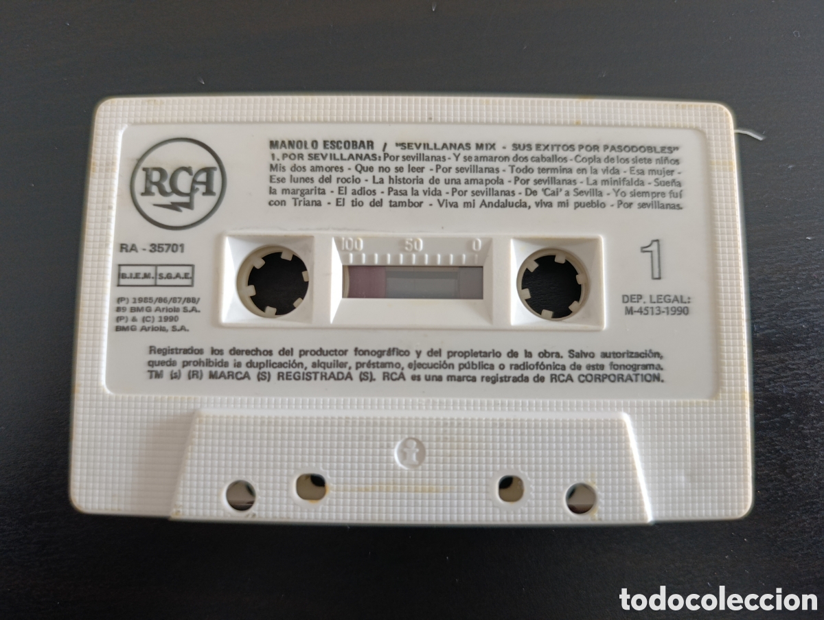 Casetes antiguos: Cassette Manolo Escobar - Foto 1