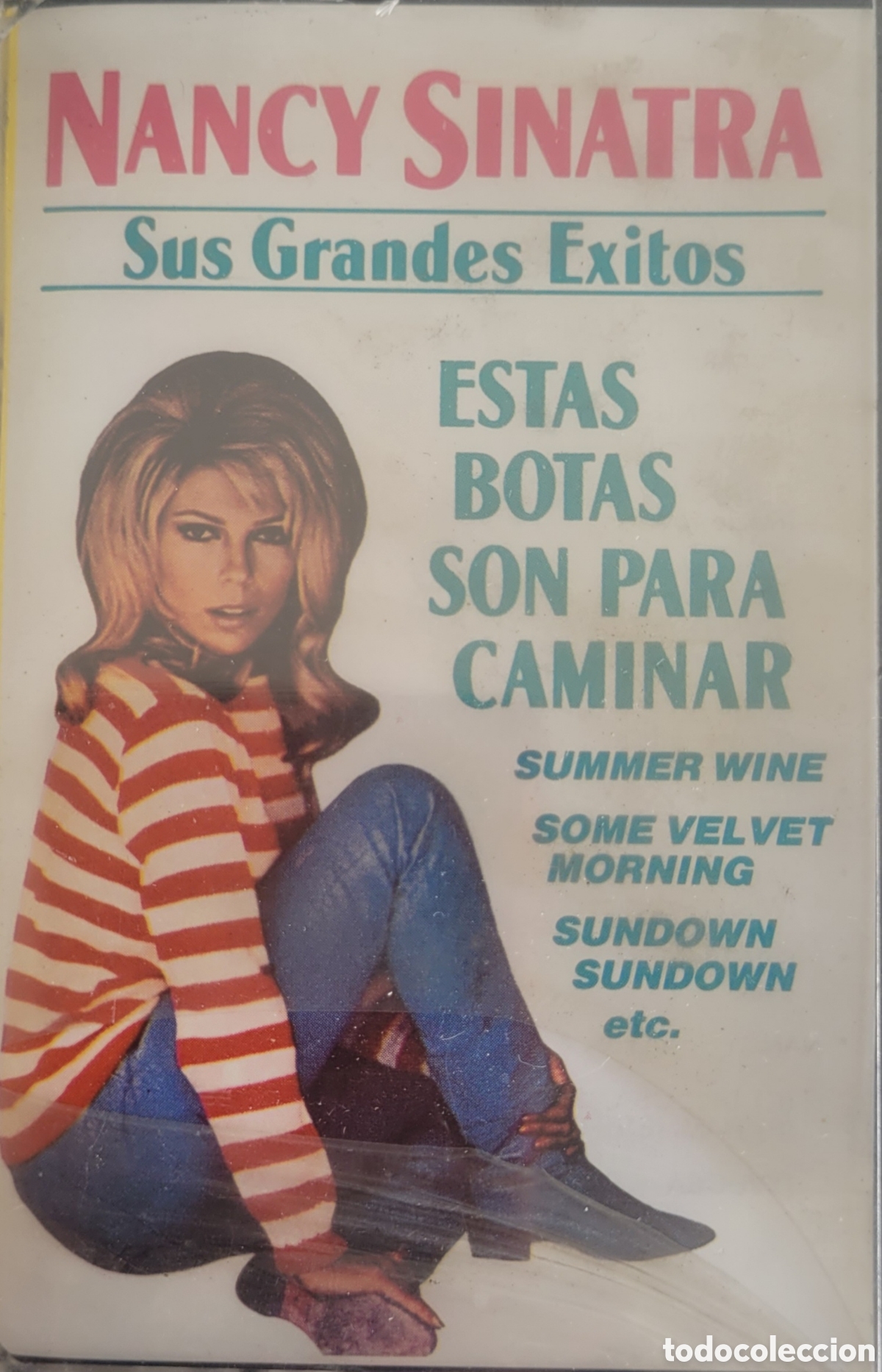 Casetes antiguos: NANCY SINATRA SUS GRANDES EXITOS CASSETTE - Foto 1