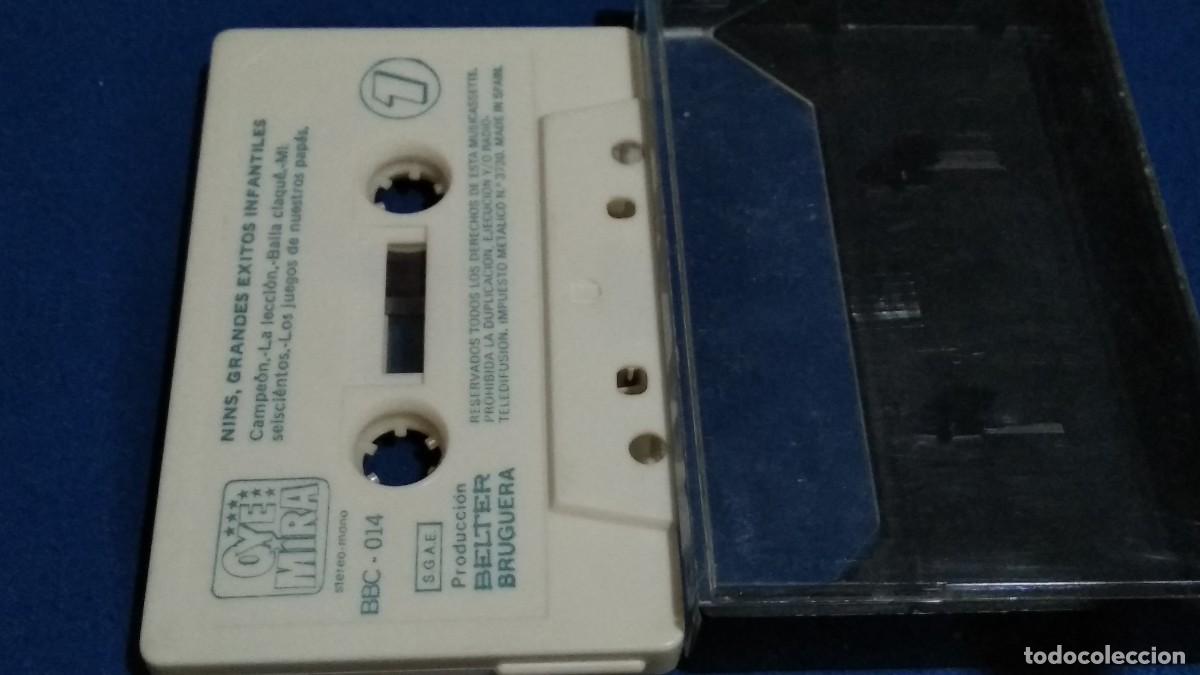 Cassetes antigas: SOLO CINTA SIN CARATULA / NINS - GRANDES &Eacute;XITOS INFANTILES - OYE MIRA 1981 CASSETTE