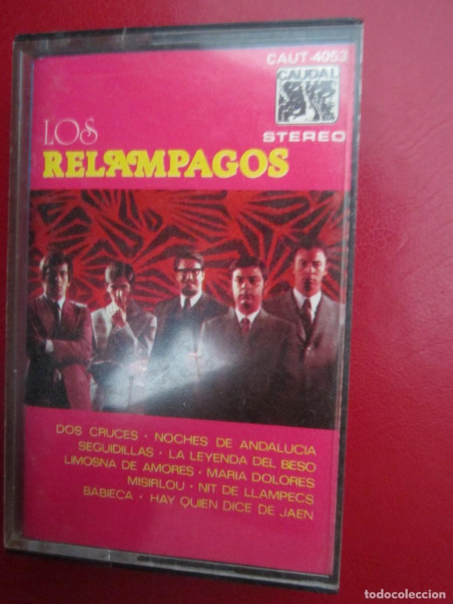 Casetes antiguos: CASETE LOS RELAMOAGOS GRANDES EXITOS - Foto 1