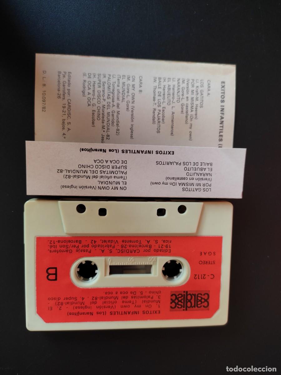 Casetes antiguos: CASSETTE LOS NARANJITOS LOS GATITOS - Foto 2