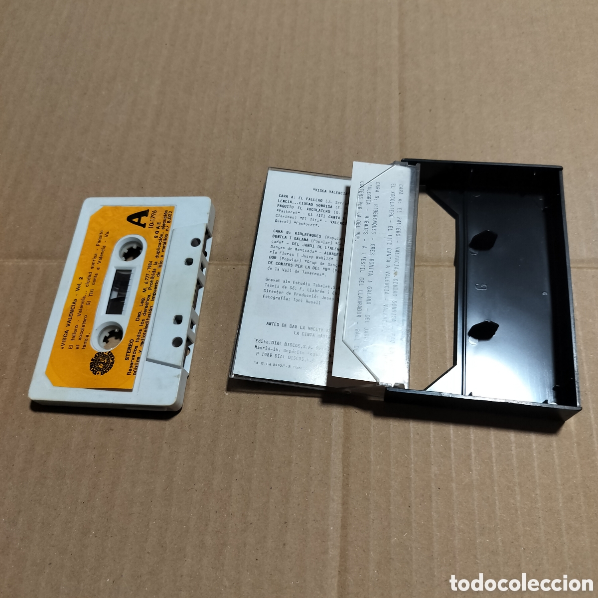 Casetes antiguos: CASETTE 1984 VISCA VALENCIA - Foto 2
