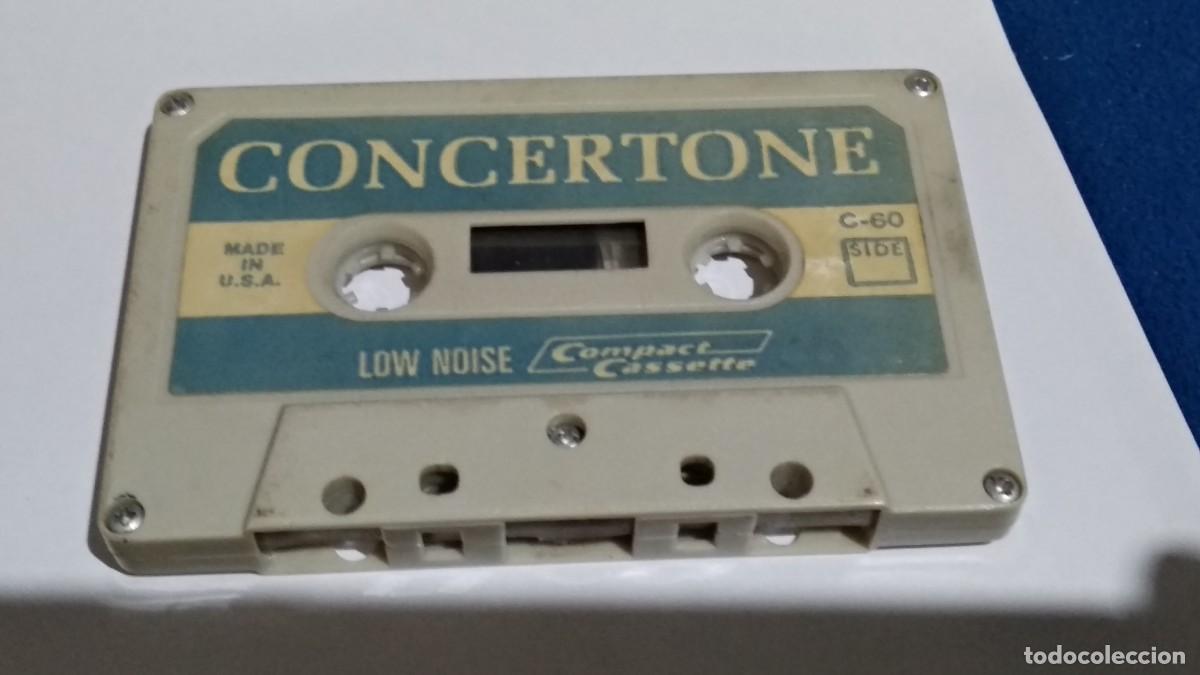 Casetes antiguos: CASETE CINTA - CONCERTONE C-60 MADE IN USA - CON M&Uacute;SICA PARA OIR, REGRABAR. NO VIRG&Eacute;N