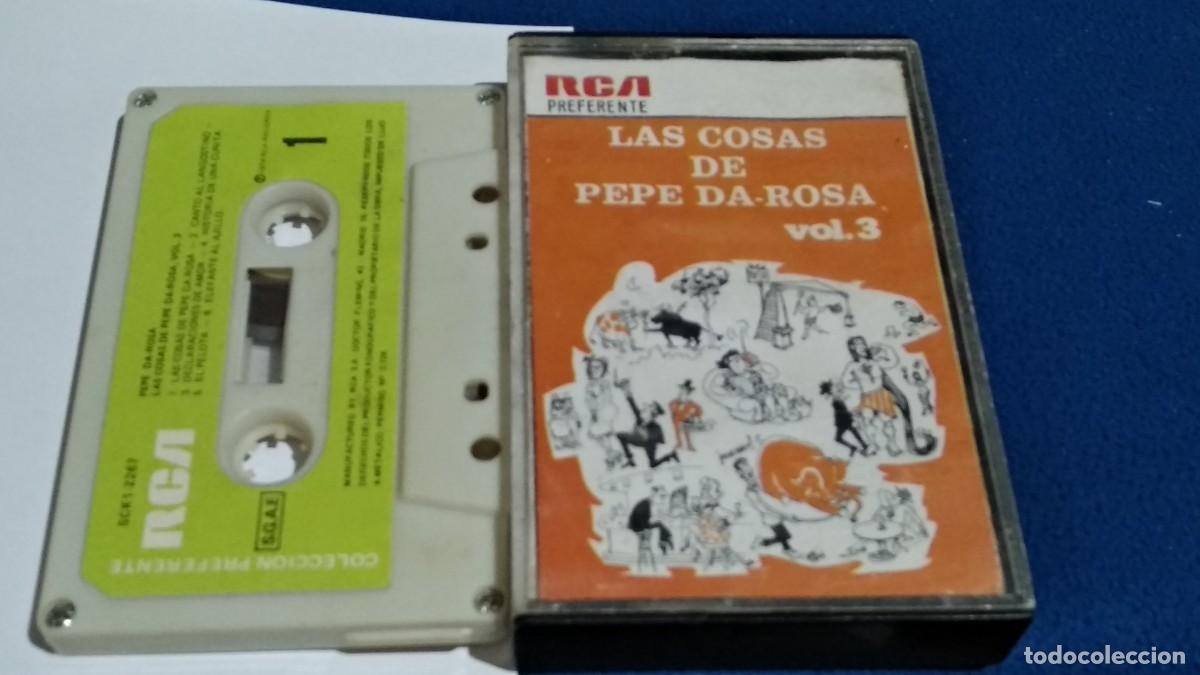 Casetes antiguos: LAS COSAS DE PEPE DA-ROSA VOL 3 - 1974 RCA - CASETE CINTA CASSETTE