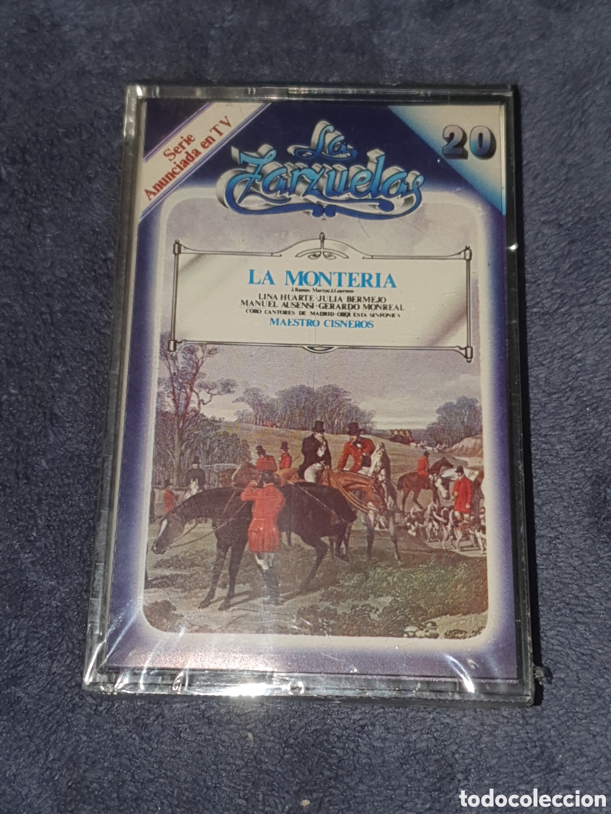 Casetes antiguos: CT1. La Zarzuela 20, La Monteria, Nuevo, Precintado Original, Sin Estrenar Ni Usar.