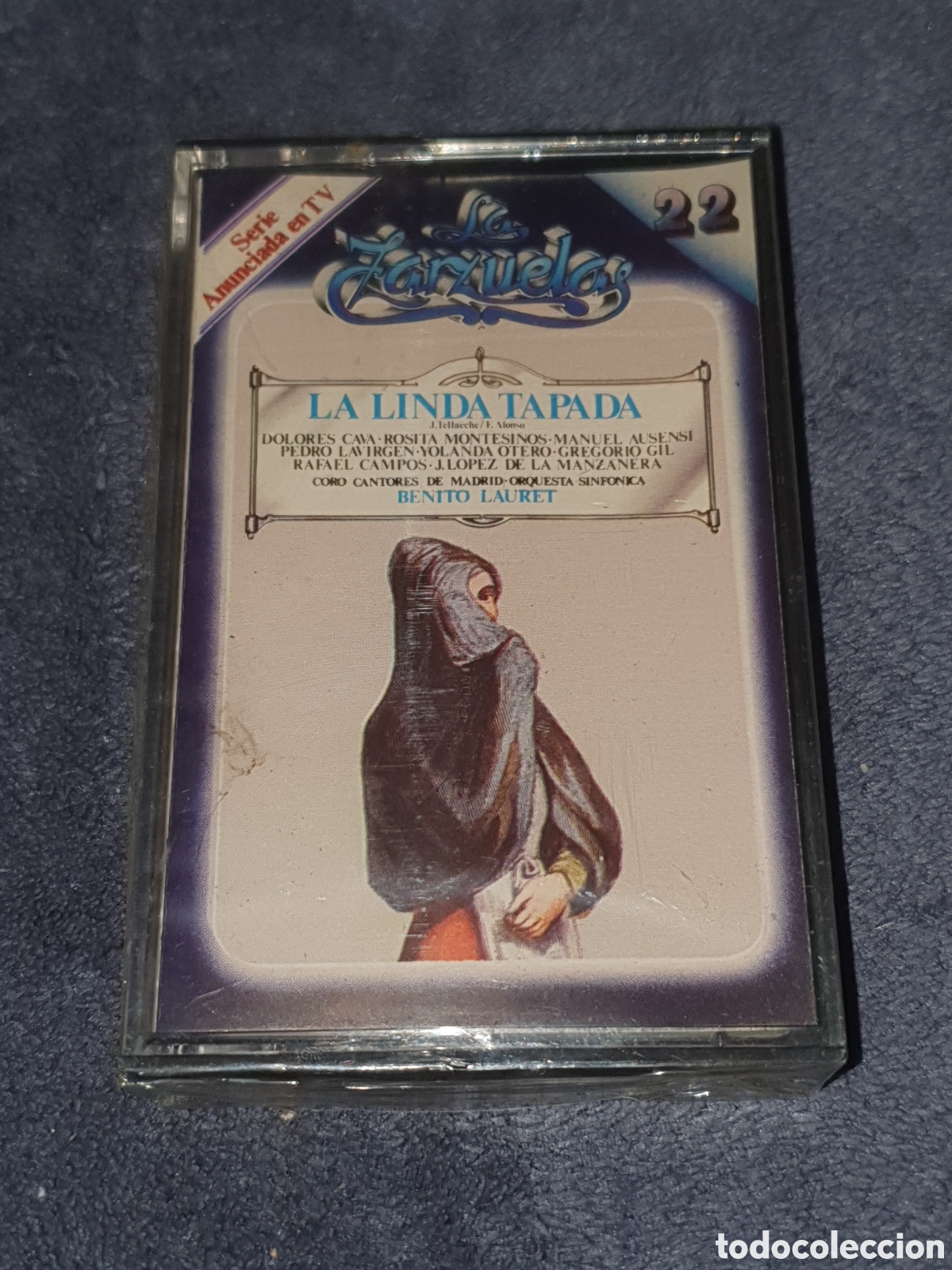 Casetes antiguos: CT1. La Zarzuela 22, La Linda Tapada, Nuevo, Precintado Original, Sin Estrenar Ni Usar.