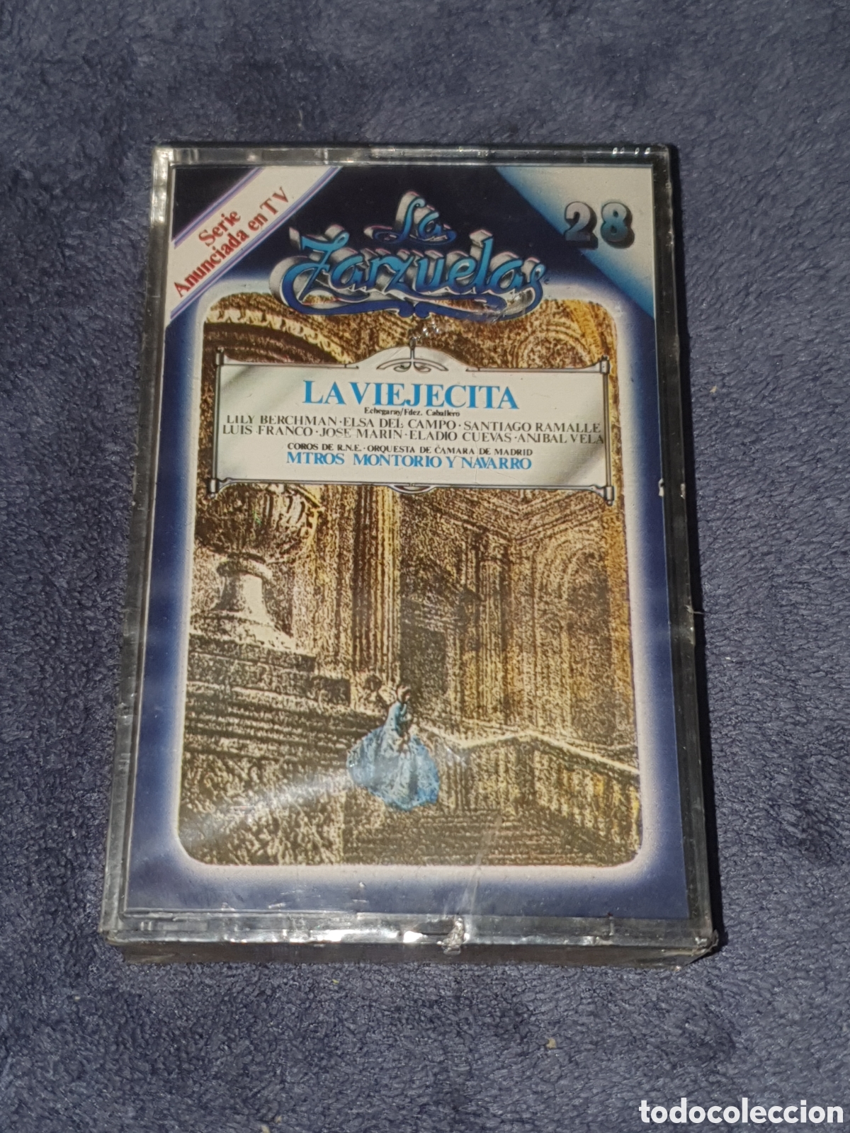 Casetes antiguos: CT2. La Zarzuela 28, La Viejecita, Nuevo, Precintado Original, Sin Estrenar Ni Usar.