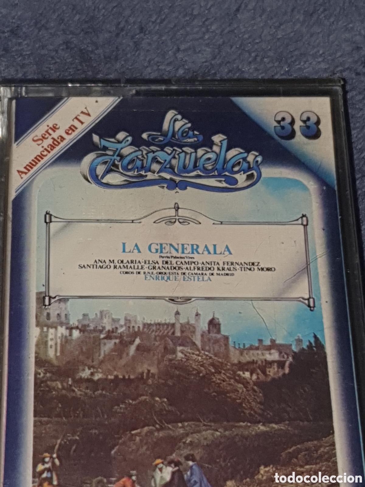 Casetes antiguos: CT2. La Zarzuela 33, La Generala, Nuevo, Precintado Original, Sin Estrenar Ni Usar.