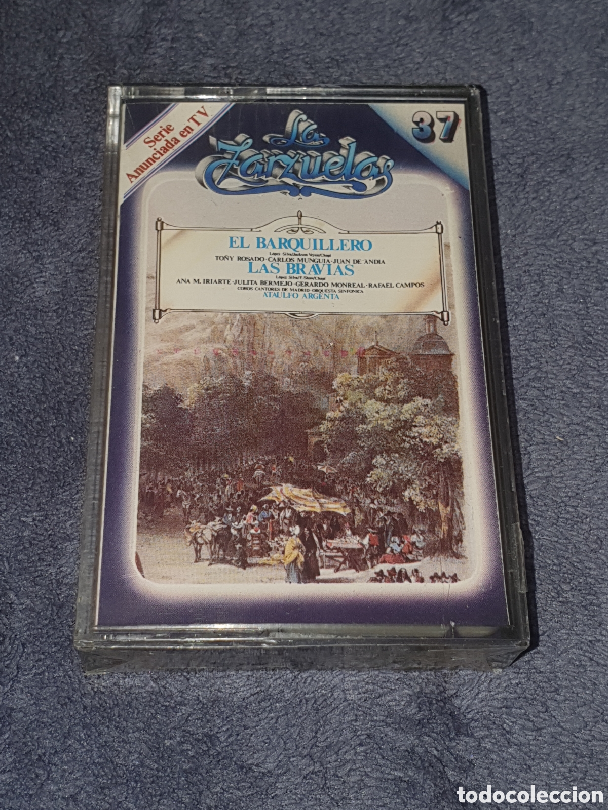Casetes antiguos: CT2. La Zarzuela 37, El Barquillero / Las Bravias, Nuevo, Precintado Original, Sin Estrenar Ni Usar