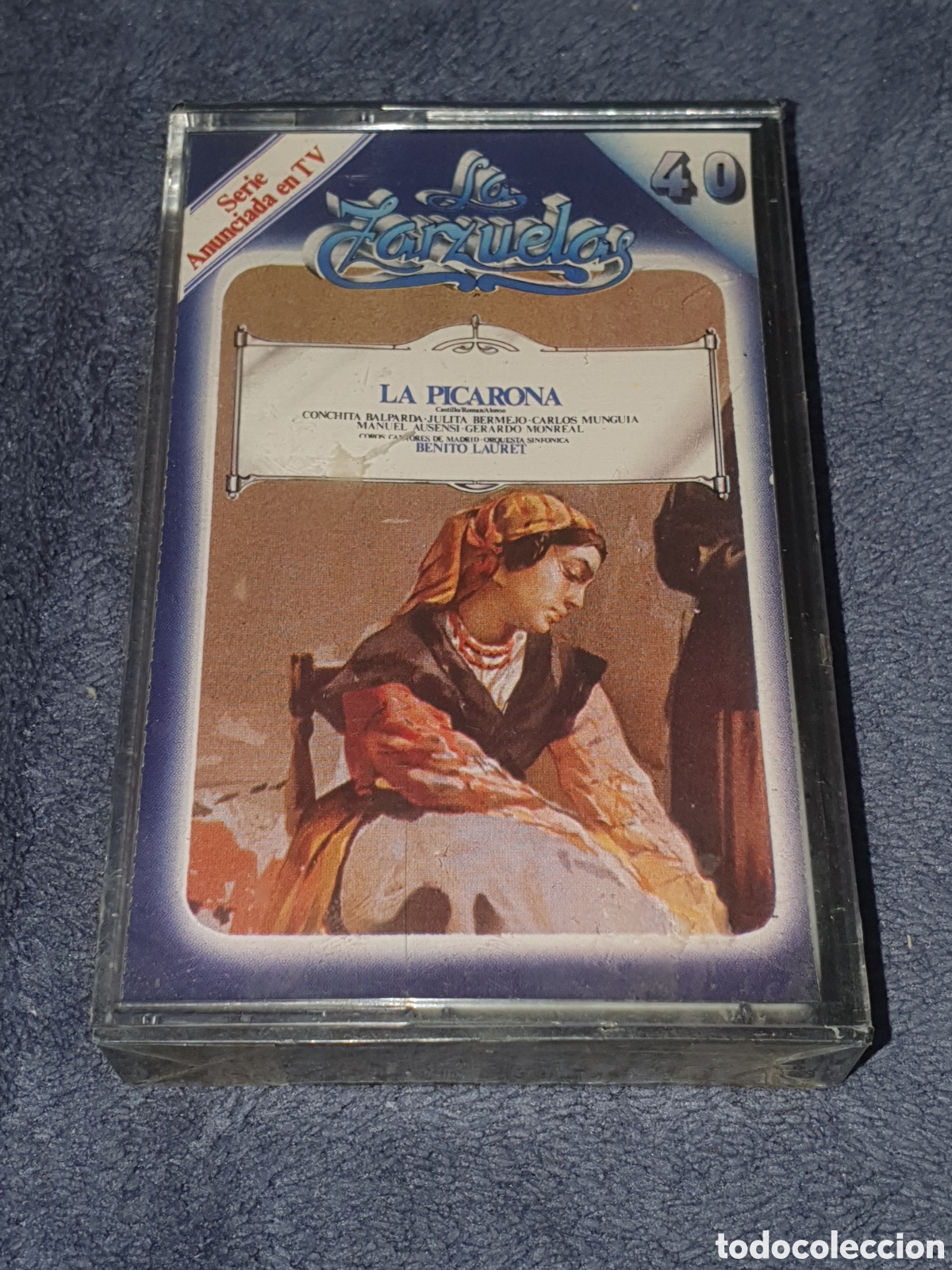 Casetes antiguos: CT2. La Zarzuela 40, La Picarona, Nuevo, Precintado Original, Sin Estrenar Ni Usar.