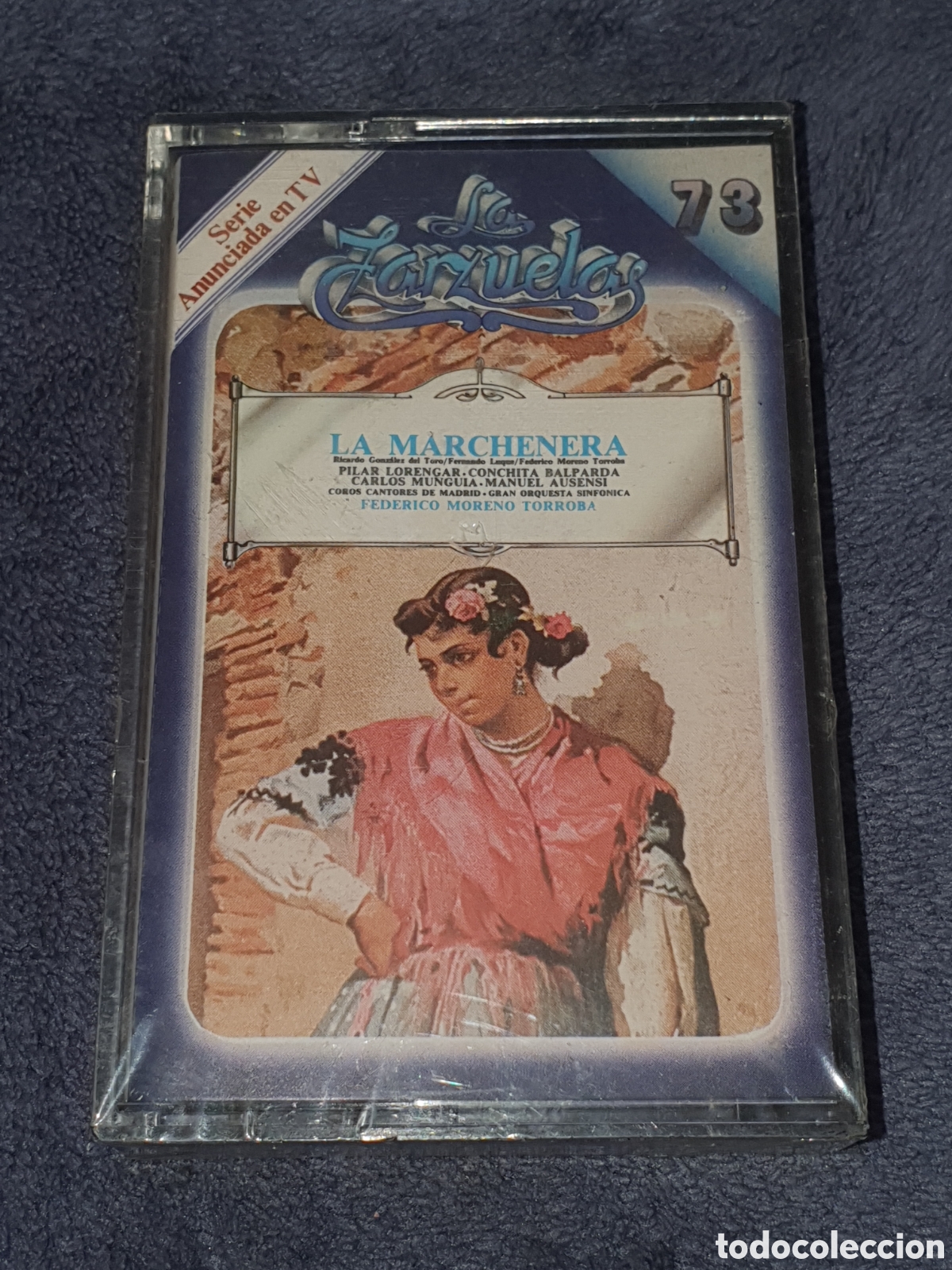 Casetes antiguos: CT2. La Zarzuela 73, La Marchenera, Precintado Original, Sin Estrenar Ni Usar.