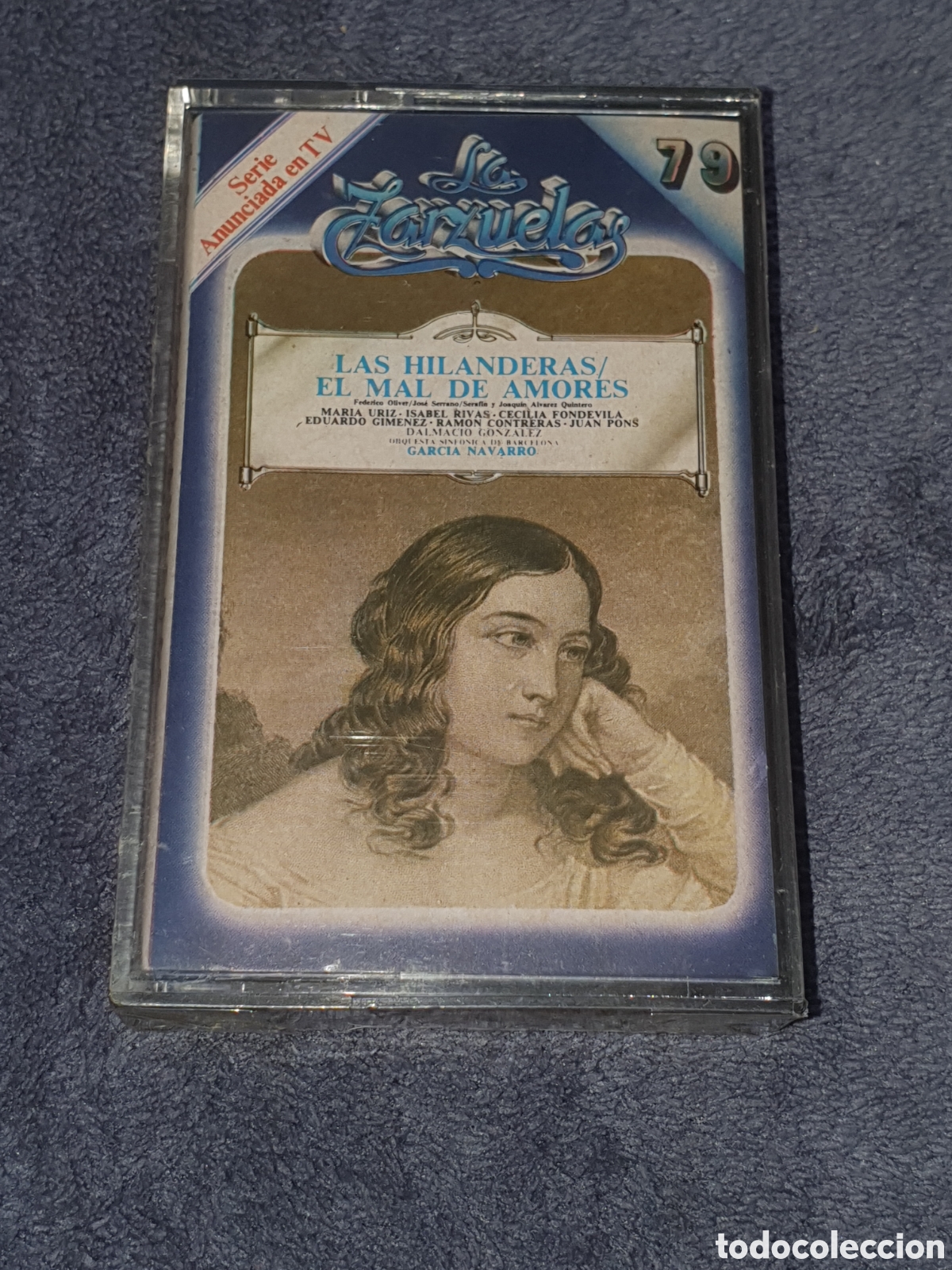Casetes antiguos: CT2. La Zarzuela 79, Las Hilanderas/ El Mal De Amores, Precintado Original, Sin Estrenar Ni Usar.