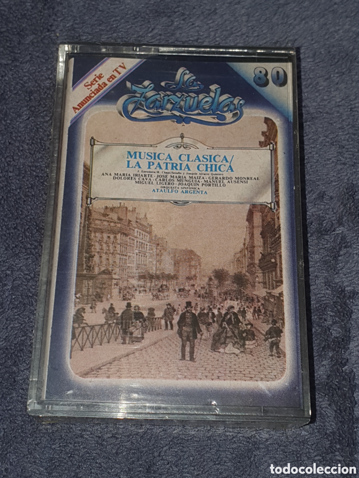 Casetes antiguos: CT2. La Zarzuela 80, M&uacute;sica Cl&aacute;sica/ La Patria Chica, Precintado Original, Sin Estrenar Ni Usar.