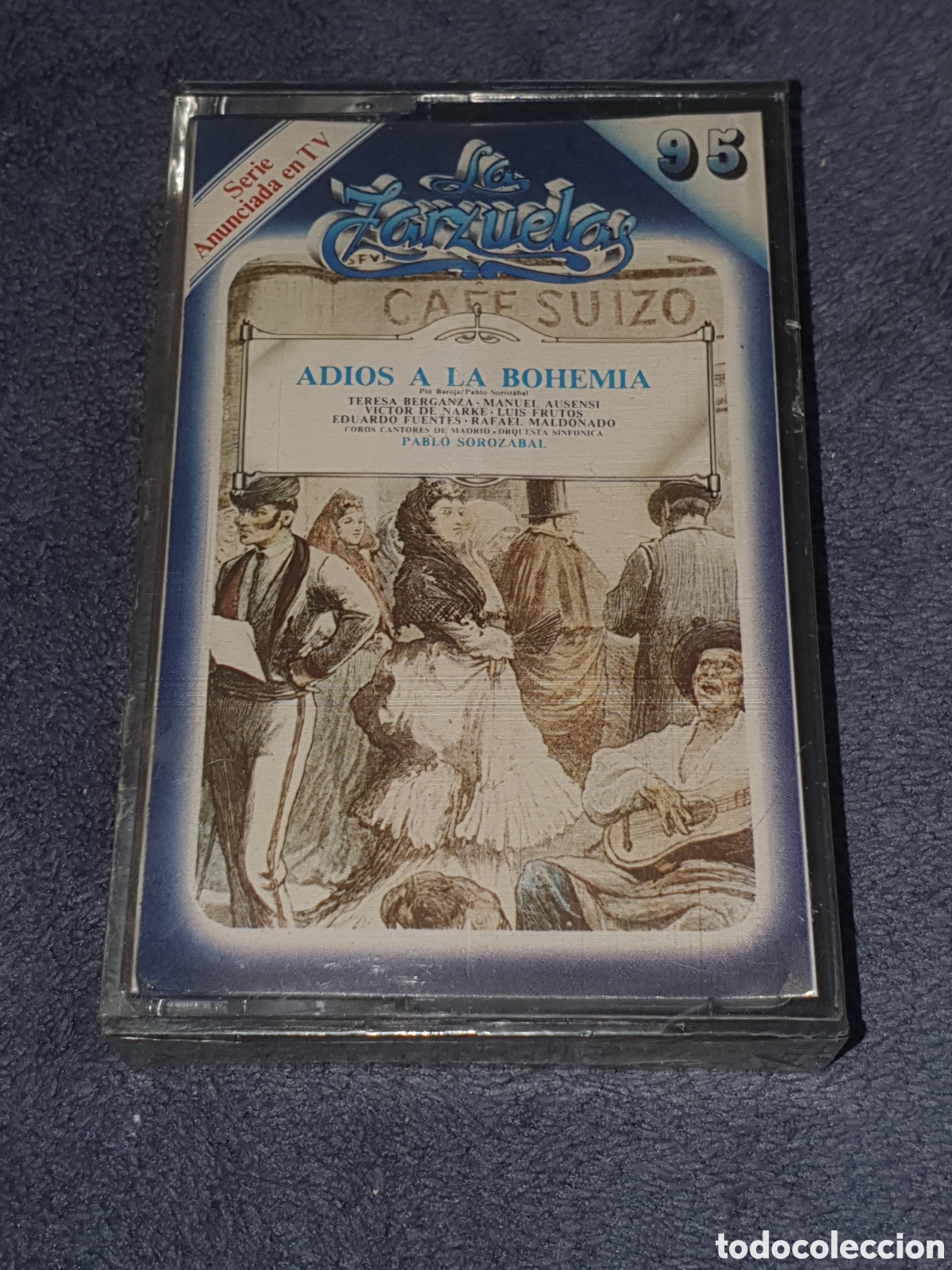 Casetes antiguos: CT2. La Zarzuela 95, Adios A La Bohemia, Nuevo, Precintado Original, Sin Estrenar Ni Usar.