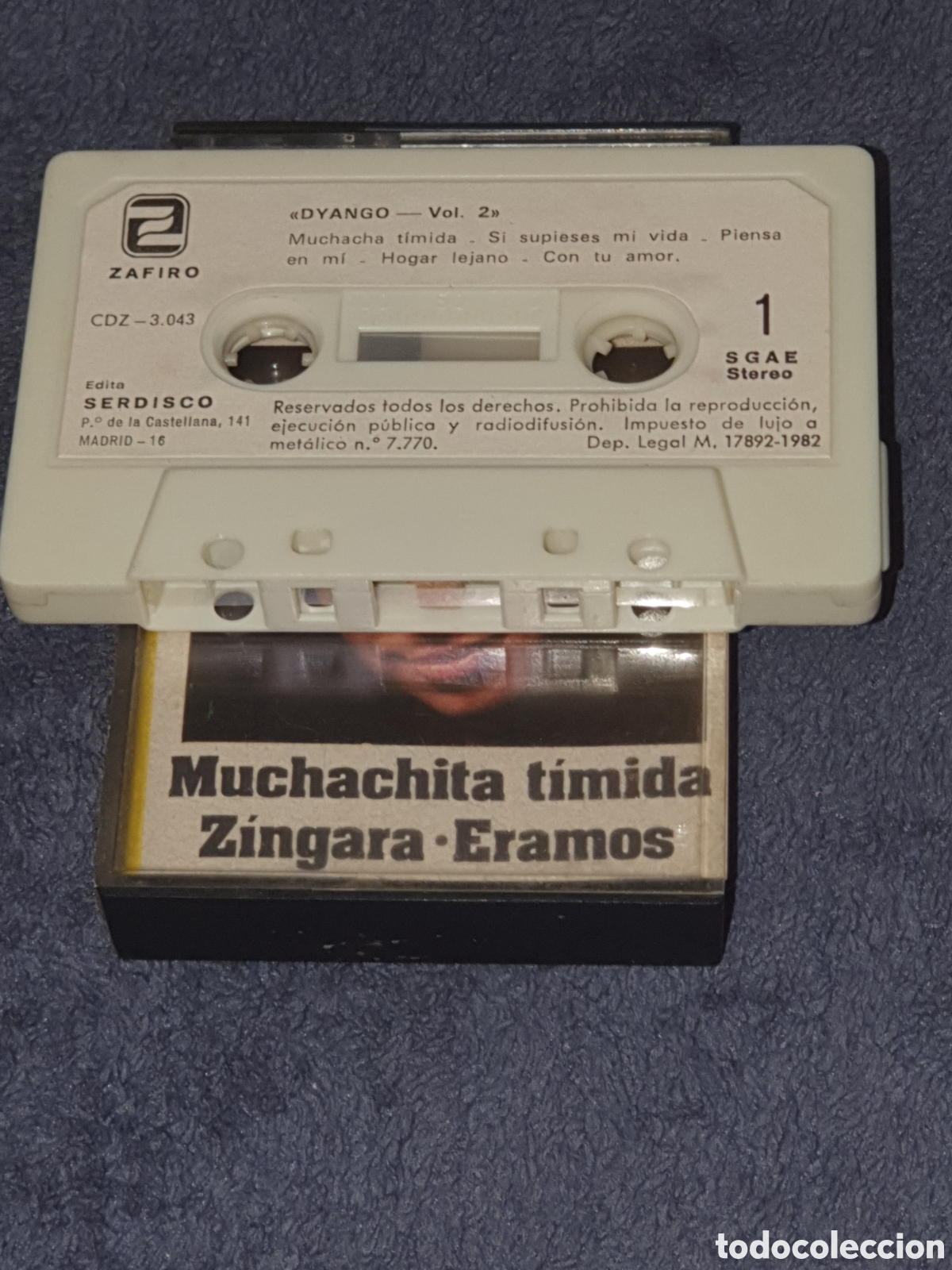 Casetes antiguos: CT3.Cinta, Caset, Dyango, Vol.2, 1982, De 2&ordf; Mano. - Foto 2