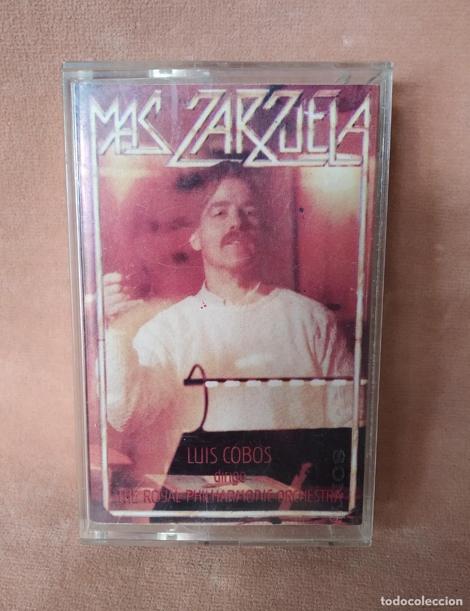 Casetes antiguos: LUIS COBOS - MAS ZARZUELA - CBS 1985 - Foto 1