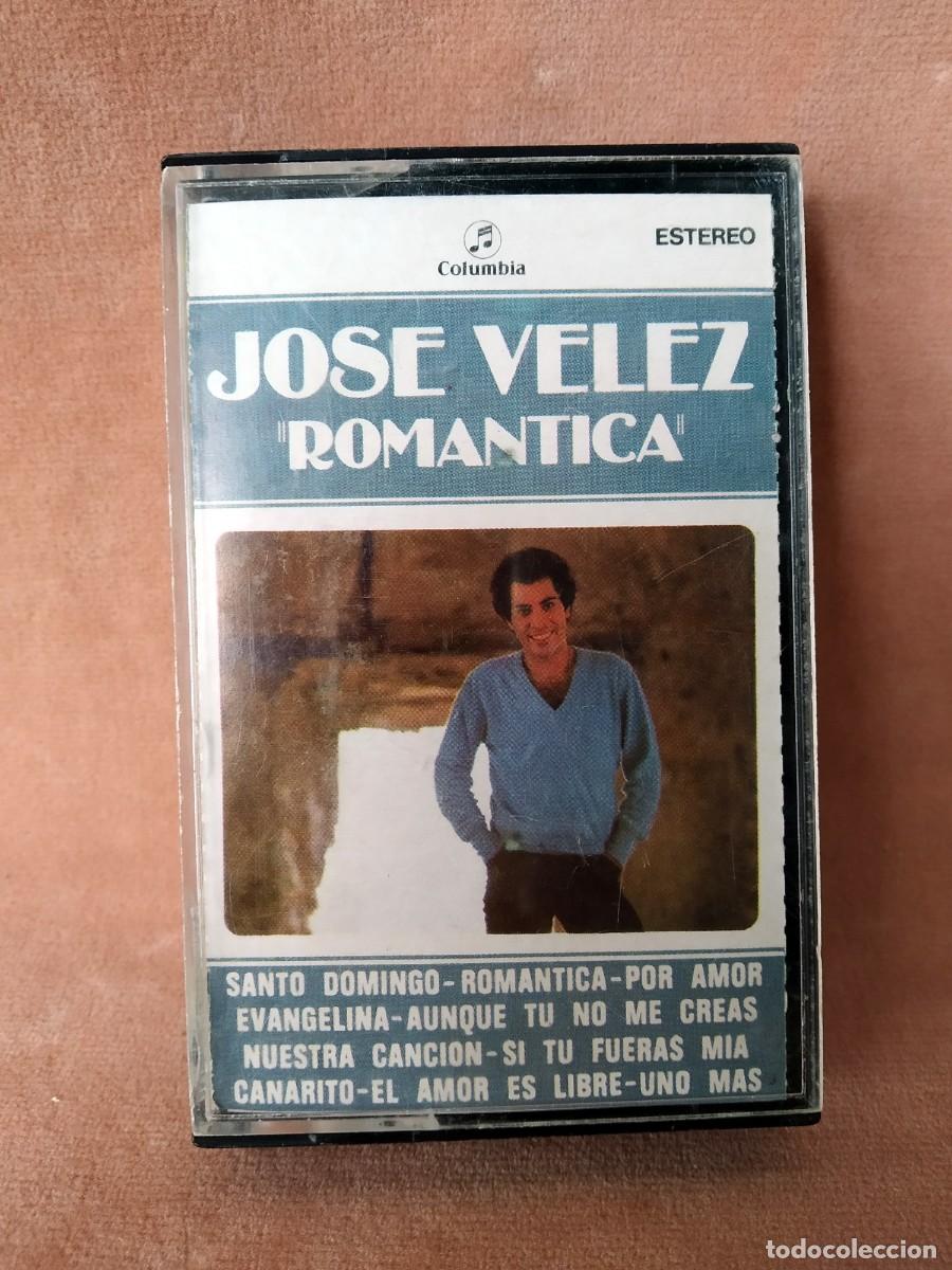 Casetes antiguos: JOSE VELEZ - ROMANTICA - COLUMBIA 1984 - CASETE - Foto 1