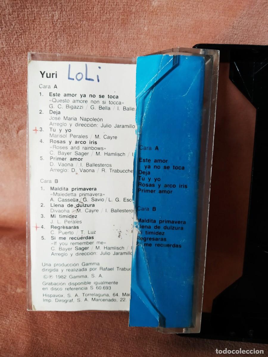 Casetes antiguos: YURI - LLENA DE DULZURA - HISPAVOX - 1982 - Foto 4