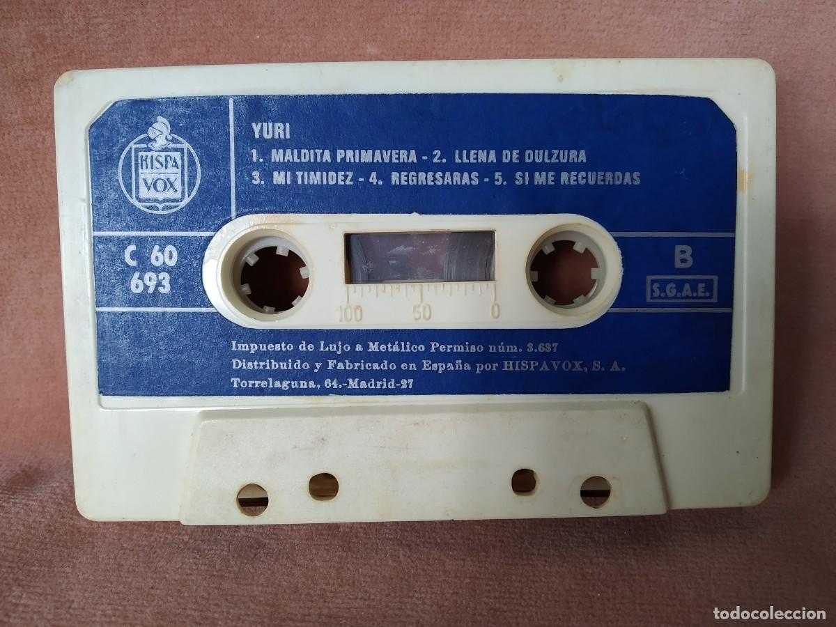 Casetes antiguos: YURI - LLENA DE DULZURA - HISPAVOX - 1982 - Foto 6