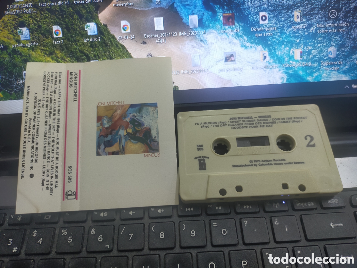 Casetes antiguos: Joni Mitchell casete mingus u.s.a. 1979 - Foto 1