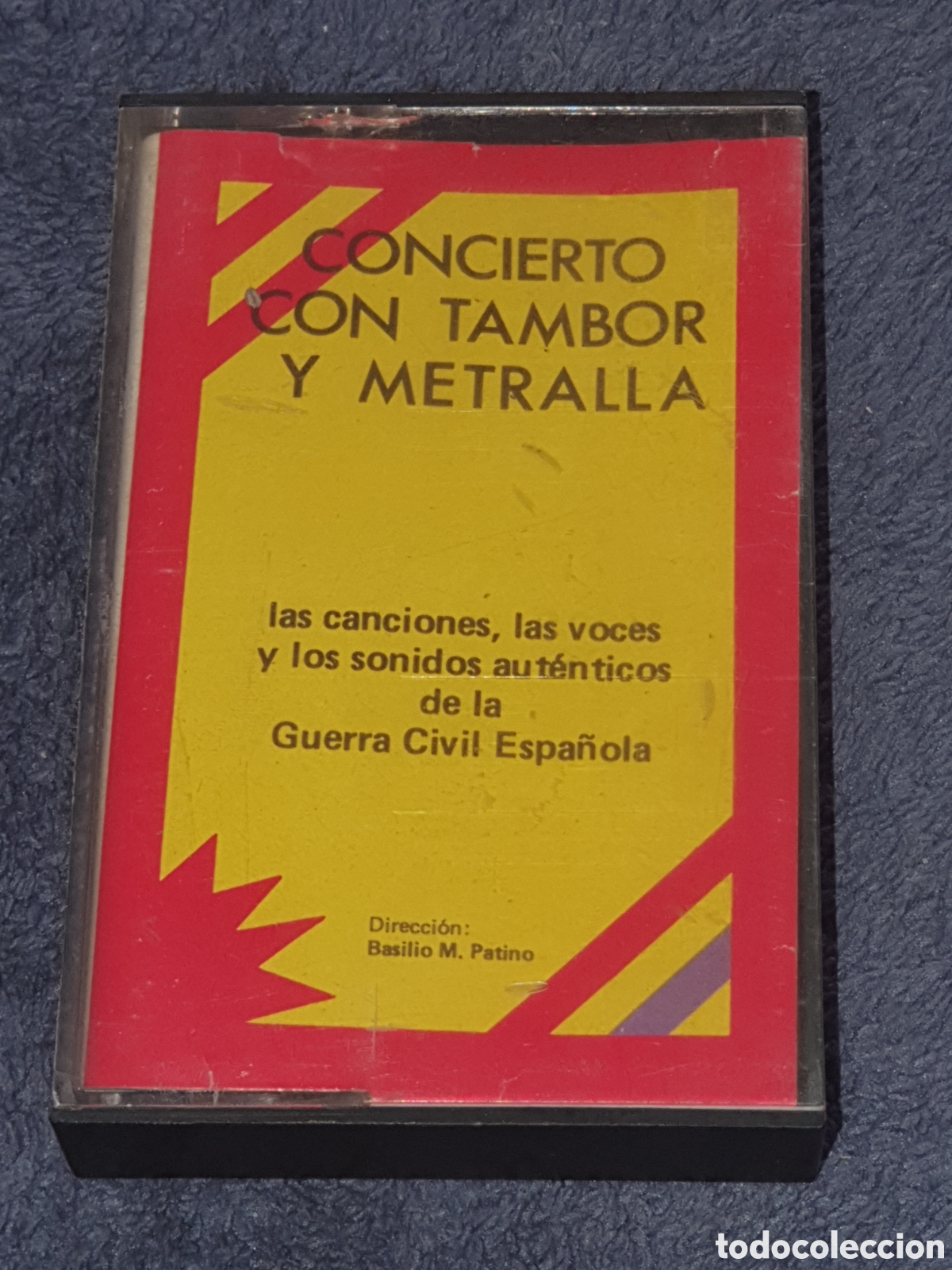 Casetes antiguos: CT3.Concierto Con Tambor Y Metralla, Canciones, Voces, Sonidos De La Guerra Civil, 1980, De 2&ordf; Mano.