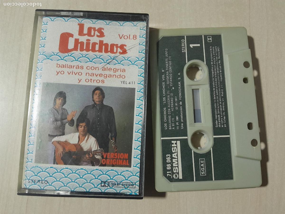 Casetes antiguos: LOS CHICHOS - CASETE - VOL. 8 - Foto 1