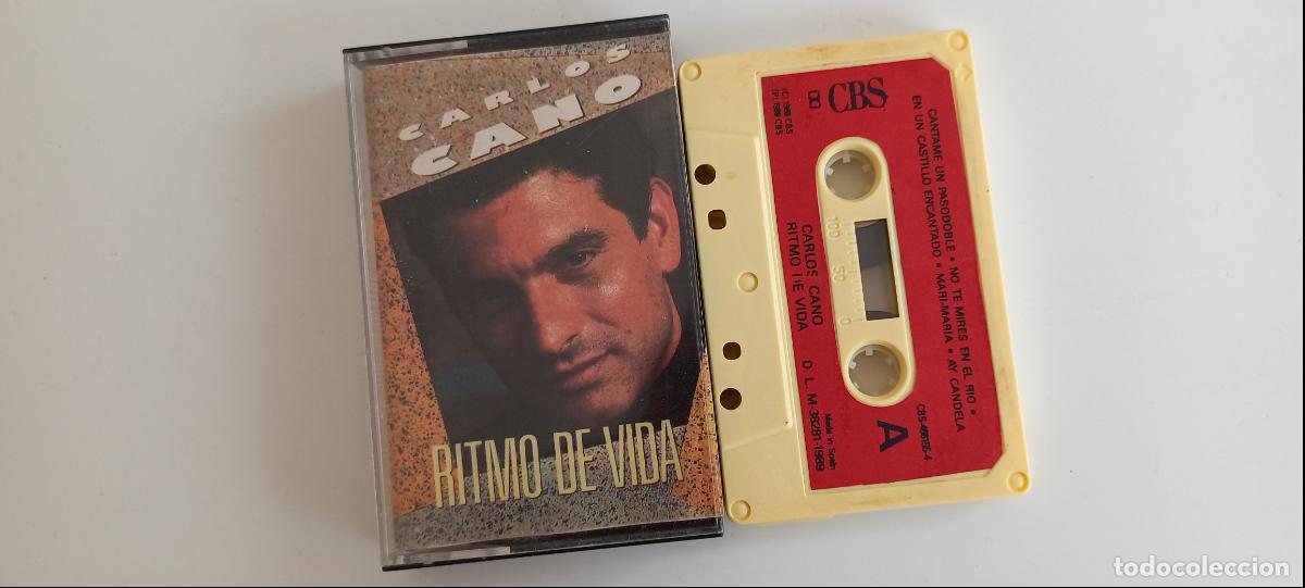 Casetes antiguos: Carlos Cano. Ritmo de la vida. 1989 CBS. .CASSETTE - Foto 2