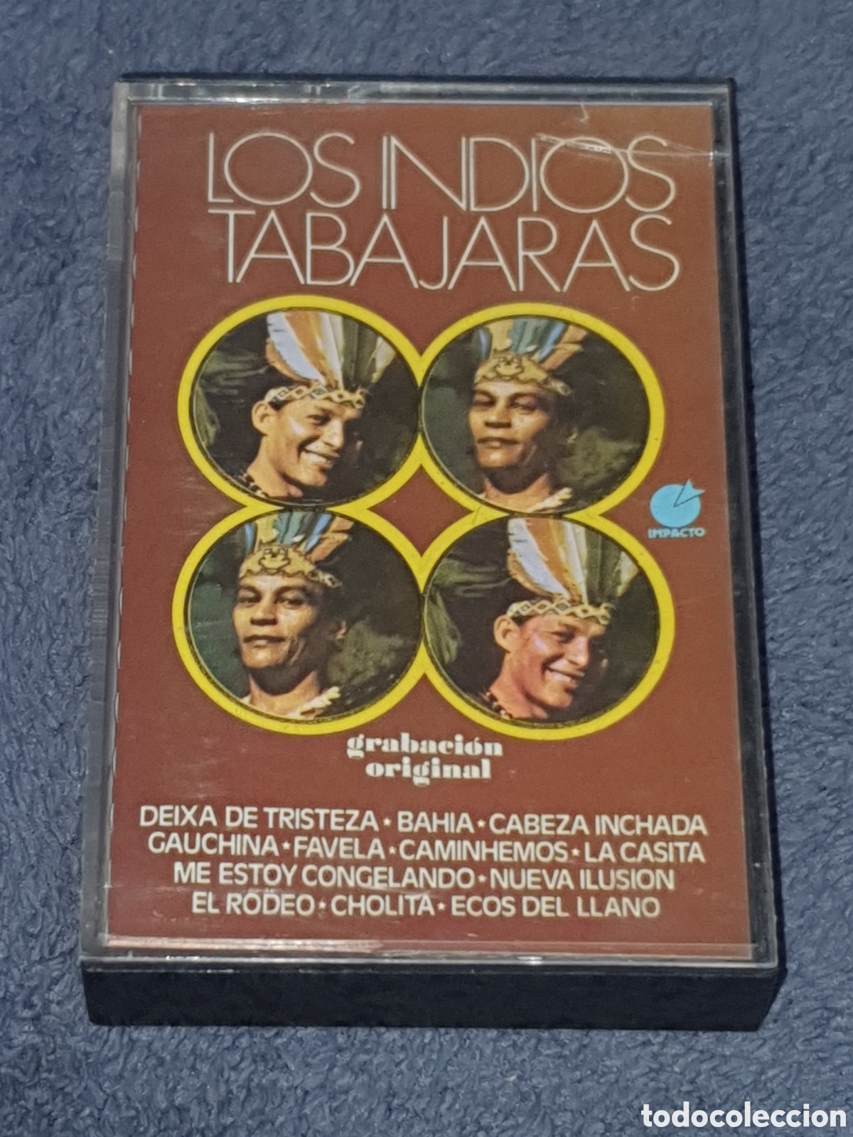 Casetes antiguos: CT4.Cinta, Caset, Los Indios Tabajaras, 1977, De 2&ordf; Mano. - Foto 1