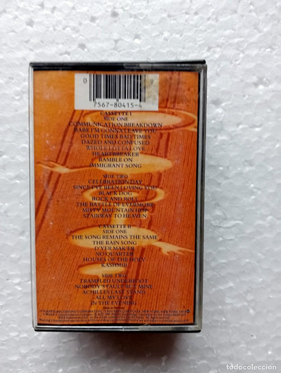Casetes antiguos: Led Zeppelin - Remasters (2xCass, Comp, RM) 1990 - Foto 3