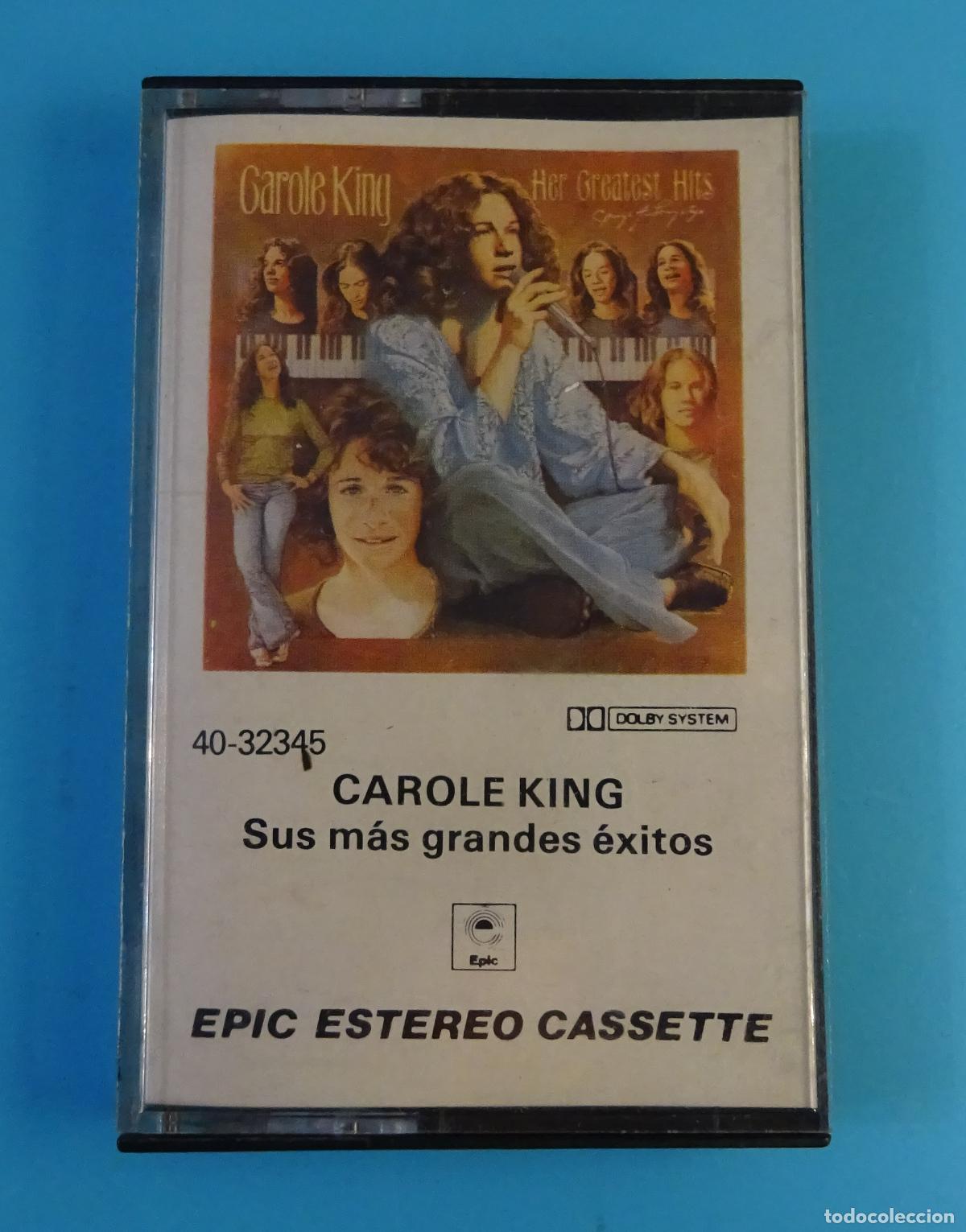 Casetes antiguos: CAROLE KING. SUS M&Aacute;S GRANDES &Eacute;XITOS. EPIC 1978 - Foto 1