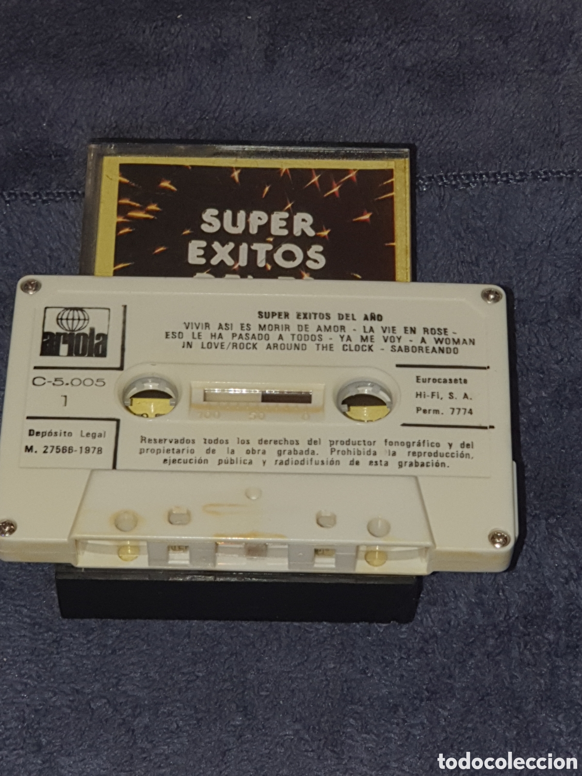 Casetes antiguos: CT5.Cinta, Caset, Super &Eacute;xitos Del 78, De 2&ordf; Mano. - Foto 2