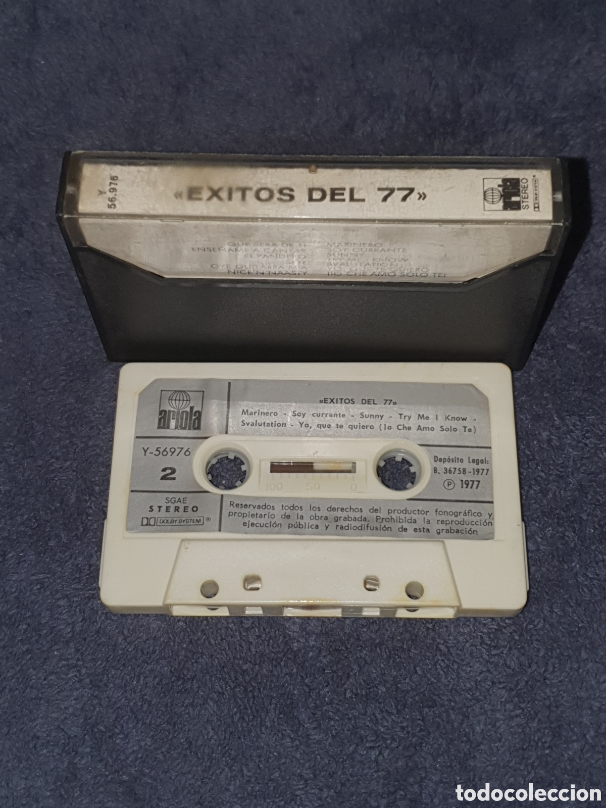 Casetes antiguos: CT5.Cinta, Caset, &Eacute;xitos Del 77, De 2&ordf; Mano. - Foto 3