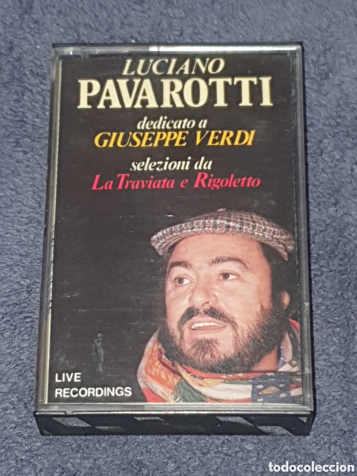 Casetes antiguos: CT6.Luciano Pavarotti-Dedicato A Guiuseppe Verdi, Selecci&oacute;n Da La Traviata E Rigoletto,1987,2&ordf; Mano